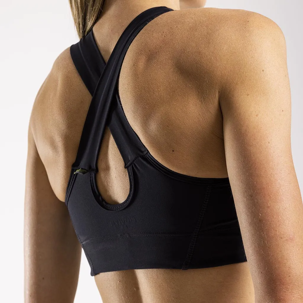 Women's Fiamma Sports Bra (Black)